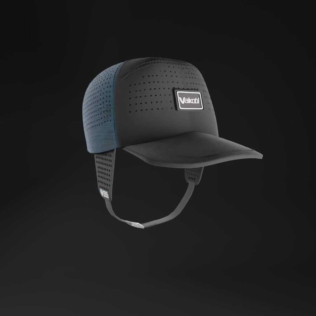 Vaikobi IPS Surf Bump Cap with strap - Dinghy Sailing Head Protection (helmet) - Ocean Blue (VK-404-OB)