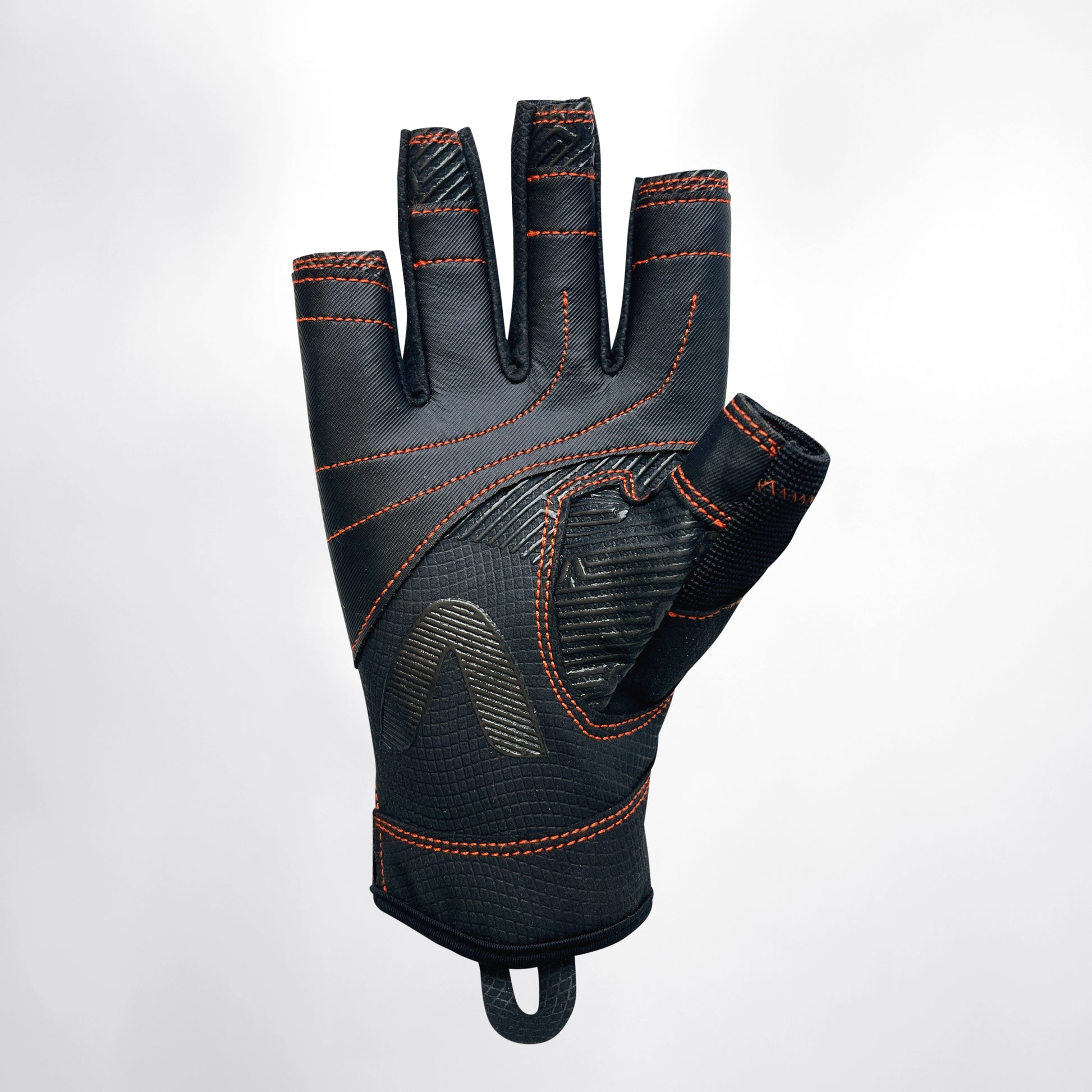 Vaikobi Gen 2 V-Grip Pro Short Finger Gloves - Palm Empty View - Black - Sailing Gloves